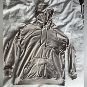 Vuori Oversized Halo Hoodie Oyster Heather XS